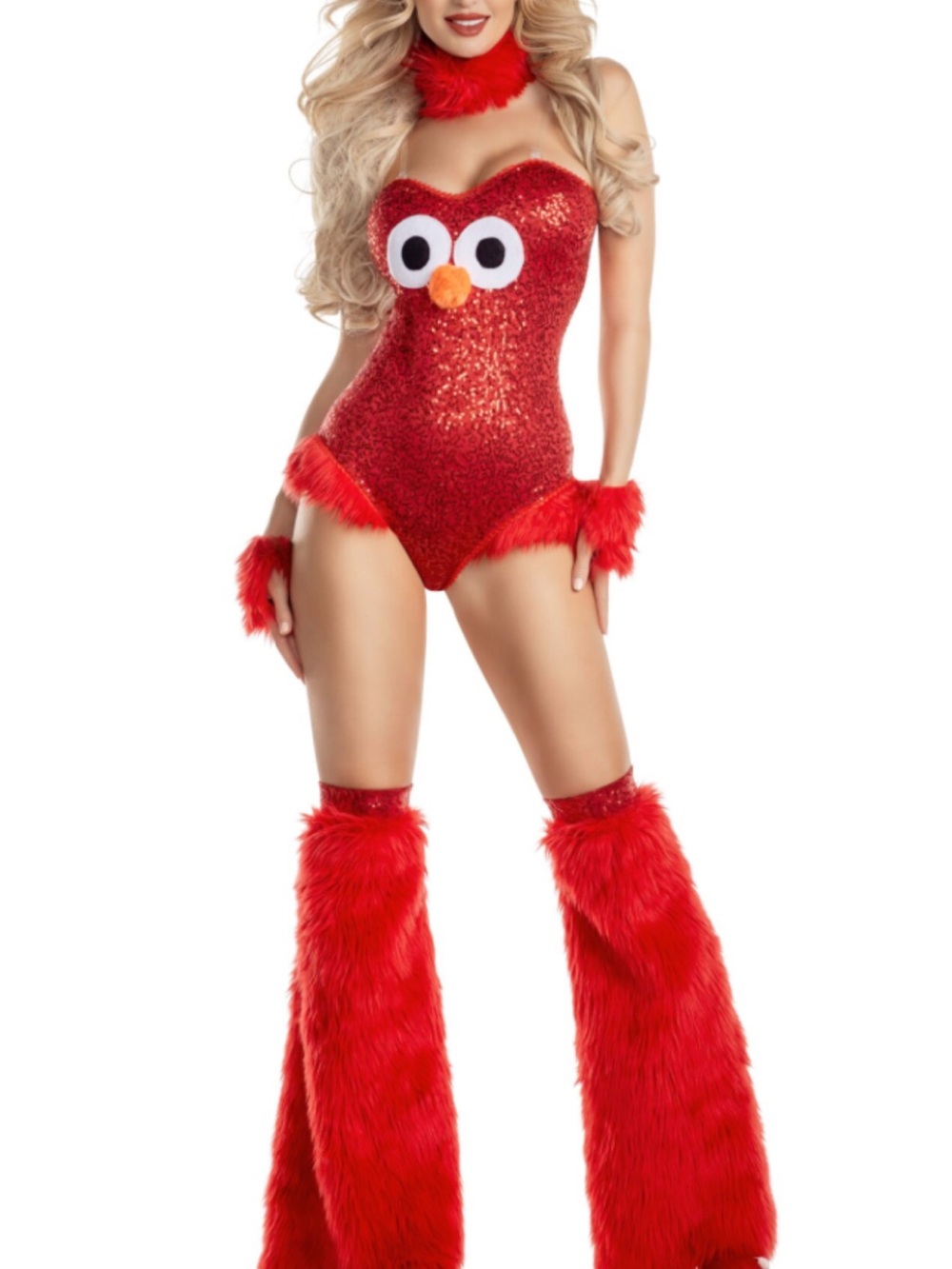 Red Sequin Elmo Costume